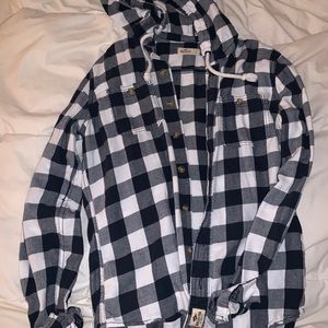 Blue and White Flannel